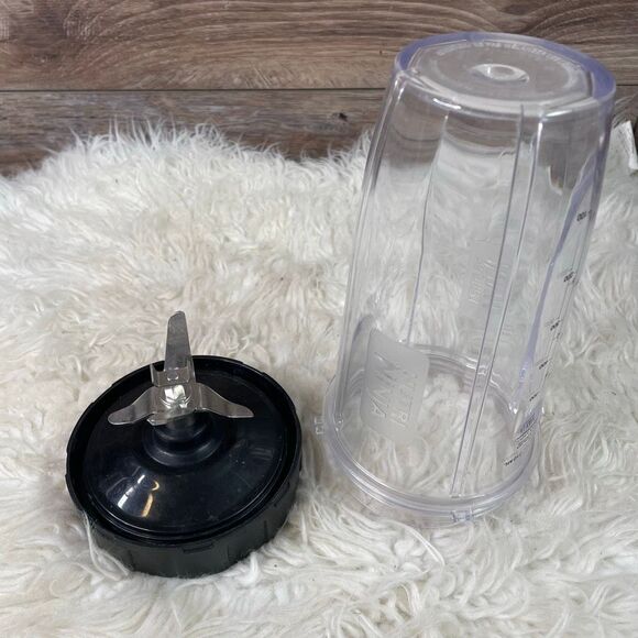 Nutra Ninja 24 oz Clear Blending Cup Preowned Never Used - Picture 4 of 6